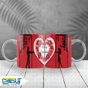 طرح لایه باز ماگ سلبلیمیشن ولنتاین عاشقانه